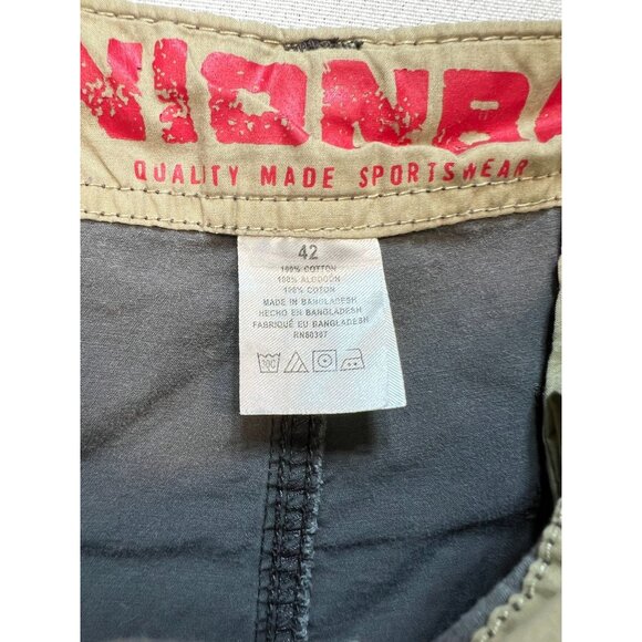 Unionbay Men's Cargo Walking Hiking Shorts Stretch Size 42 Gray Pockets Casual - Picture 4 of 11